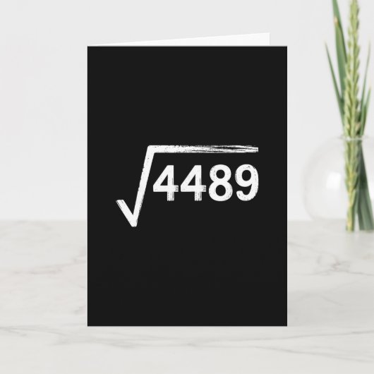 67 Meme Wiskunde Docent Vierkantswortel 4489  Kaart (Voorkant)