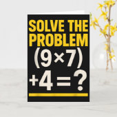 67 Meme Wiskunde Leraar Grappig School 6-7 Brain R Kaart (Gele Bloem)