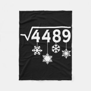 67 Meme Wiskunde Leraar Kerst Sneeuwvlokken Vierka Fleece Deken