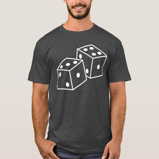 67 Meme Zes Zeven 67 Grappige Dobbelstenen T-shirt (Voorkant)