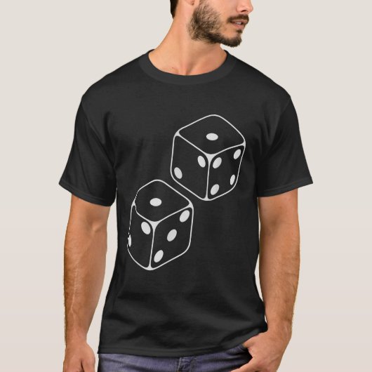 67 Meme Zes Zeven 6–7 Grappige Dobbelstenen _1  T-shirt (Voorkant)