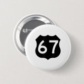 67 Meme Zes Zeven 6-7 Grappige Internetgrap Grappi Ronde Button 5,7 Cm (Voorkant /achterkant)