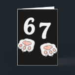 67 Meme Zes Zeven 6 7 Shirt Meme Grappige Kat 67  Kaart<br><div class="desc">67 Meme Zes Zeven 6 7 Shirt Meme Grappige Kat 67</div>