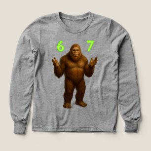 67 Meme Zes Zeven Bruh Bigfoot Aangepaste 6-7