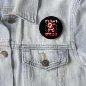 67 Meme Zes Zeven Bruh Dabbing Kerstman Grappige K Ronde Button 5,7 Cm (In situ)