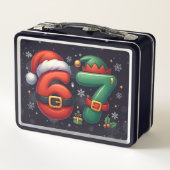 67 Meme Zes Zeven Bruh Grappig Kerstmis 6 7 (Achterkant)