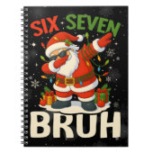67 Meme Zes Zeven Bruh Grappig Kerstmis 6 7 Notitieboek (Voorkant)