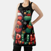 67 Meme Zes Zeven Bruh Grappig Kerstmis 6 7 Schort (Insitu)