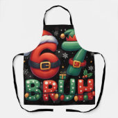 67 Meme Zes Zeven Bruh Grappig Kerstmis 6 7 Schort (Voorkant)