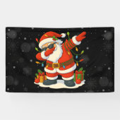 67 Meme Zes Zeven Bruh Grappig Kerstmis 6 7 Spandoek (Horizontaal)