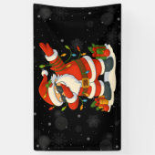 67 Meme Zes Zeven Bruh Grappig Kerstmis 6 7 Spandoek (Verticaal)