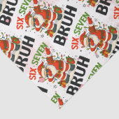 67 Meme Zes Zeven Bruh Grappig Kerstmis 6 7 Tissuepapier (Detail)