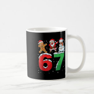 67 Meme Zes Zeven Dabbing Kerstman 6 7 Grappige Ke Koffiemok
