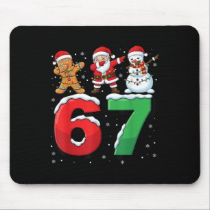 67 Meme Zes Zeven Dabbing Kerstman 6 7 Grappige Ke Muismat