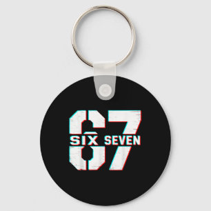 67 Meme Zes Zeven Grappig 6 7 Gen Alpha Jargon 6-7 Sleutelhanger
