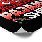 67 Meme Zes Zeven Grappige Kerst Pyjama's Kerstman Poster (Hoek)