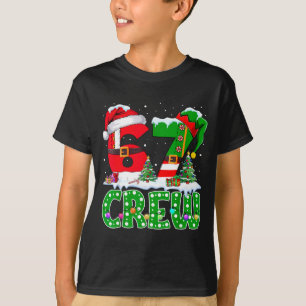 67 Meme Zes Zeven Kerst Crew Kerstlichten Familie T-shirt