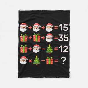 67 Meme Zes Zeven Kerst Wiskunde Vergelijking Xmas Fleece Deken
