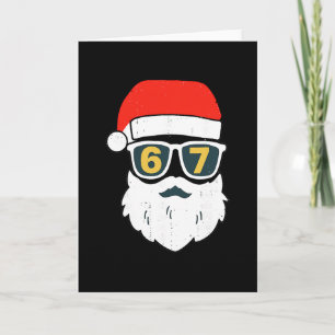 67 Meme Zes Zeven Kerstman Gezicht Kinderen Mannen Kaart