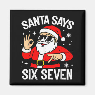 67 Meme Zes Zeven Kerstman Grappig Kerstmis Gen Z Magneet