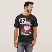 67 Meme Zes Zeven Kerstmis T-shirt (Voorkant volledig)