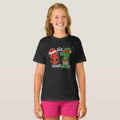 67 Meme Zes Zeven Kerstmis T-shirt (Voorkant volledig)