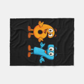 67 Meme Zes Zeven Kinderen Nummer Blokken Wiskunde Fleece Deken (Voorkant (Horizontaal))