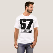 67 MINDSET – Bold Design for a Strong Mentality T-shirt (Voorkant volledig)