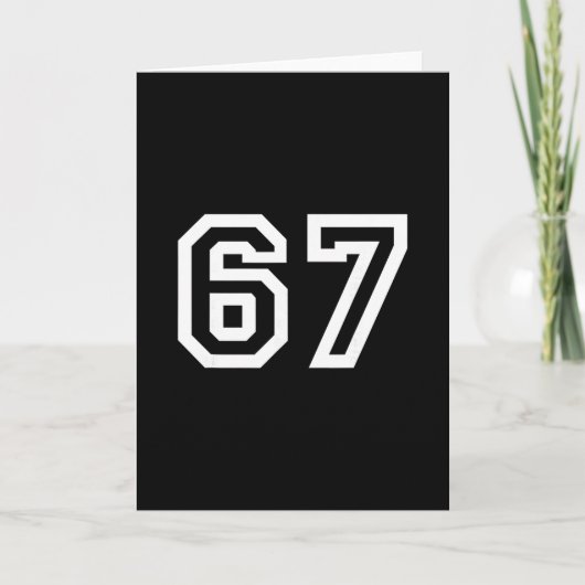 67 Minimalistisch ontwerp Kaart (Voorkant)