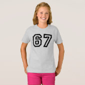 67 Minimalistische Trend Design T-shirt (Voorkant volledig)