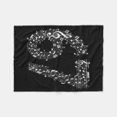 67 Music Meme Six Seven Music Teacher Musician  Fleece Deken (Voorkant (Horizontaal))