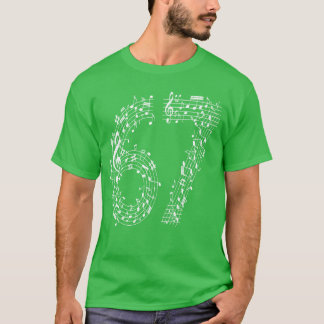 67 Muziek Meme Si Seven Muziekdocent Muzikale meis T-shirt