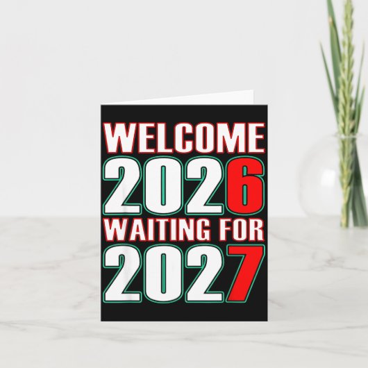 67 New Year Welcome 2026 Trendy Gen Alpha Slang  Kaart (Voorkant)