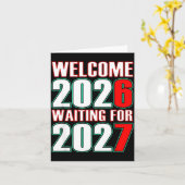 67 New Year Welcome 2026 Trendy Gen Alpha Slang  Kaart (Gele Bloem)