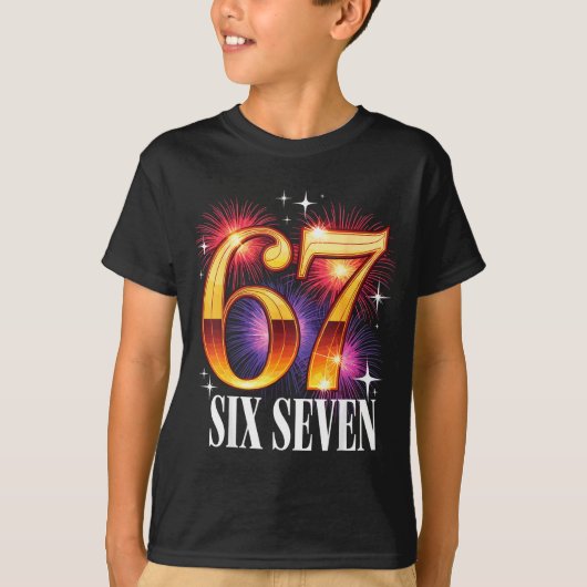 67 New Years Eve Party Pajama Shirt 6 7 Meme 67 20 (Voorkant)
