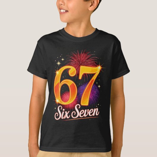 67 New Years Eve Party Pajama Shirt 6 7 Meme 67 20 (Voorkant)