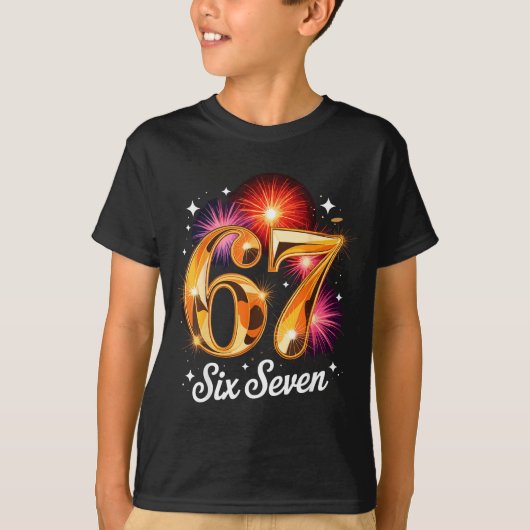 67 New Years Eve Party Pajama Shirt 6 7 Meme 67 20 (Voorkant)
