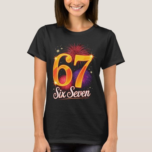 67 New Years Eve Party Pajama Shirt 6 7 Meme 67 20 (Voorkant)