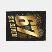 67 New Years Eve Party Pajama Shirt 6 7 Meme 67 20 Fleece Deken (Voorkant (Horizontaal))