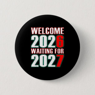 67 Nieuwjaar Welkom 2026 Trendy Gen Alpha Jargon Ronde Button 5,7 Cm