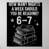 67 Nights Reading Meme For Bibliophiles Englieache Poster (Voorkant)