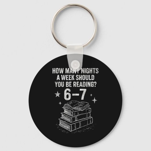 67 Nights Reading Meme For Bibliophiles Englieache Sleutelhanger (Voorkant)