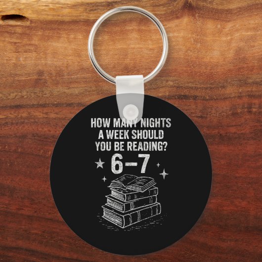 67 Nights Reading Meme For Bibliophiles Englieache Sleutelhanger (Voorkant)