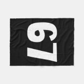 67 Number Sixty-seven Funny Meme Six Seven Matchin Fleece Deken (Voorkant (Horizontaal))