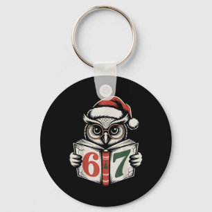 67 Nummer Uil Kerstmis Internet Meme Vakantie  Sleutelhanger