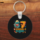 67 Nurse Days Funny Medical Back To School Sleutelhanger (Voorkant)