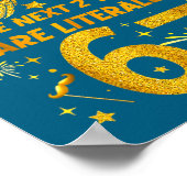 67 Nye 2026 Funny Boys Kids New Years Eve Party 6  Poster (Hoek)