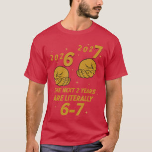 67 NYE 2026 Grappige Jongens Kinderen Oud en Nieuw T-shirt