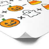 67 Order Operaties Wiskunde Docent Halloween Kostu Poster (Hoek)