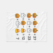 67 Order Operations Math Teacher Halloween Costume Fleece Deken (Voorkant (Horizontaal))